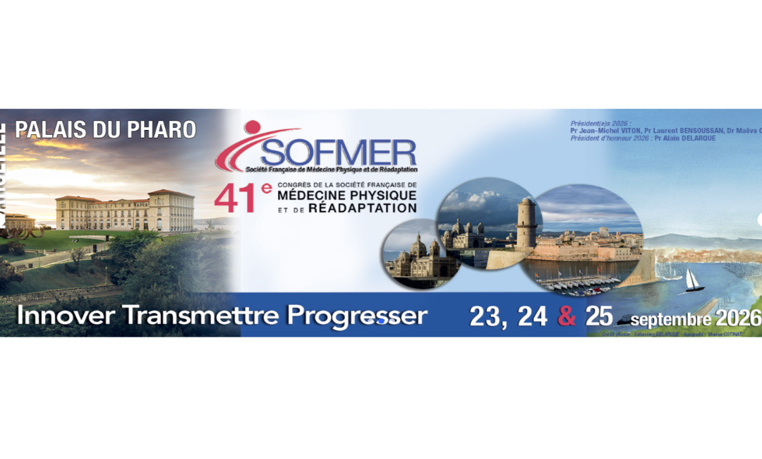 23-25.09.2026 | 41e Congrès de la SOFMER à Marseille